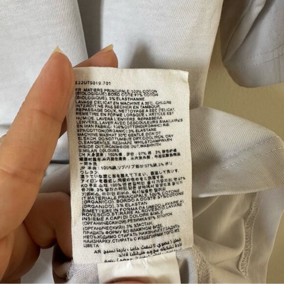 Ami Alexandre Mattiussi Paris x Kevin Lyons Off White T Shirt Size L - Picture 7 of 8